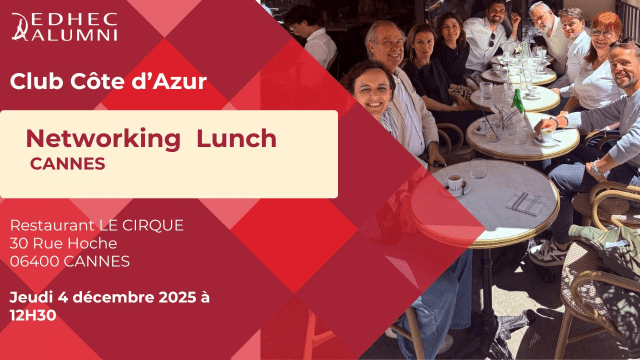 Lunch Networking - Cannes le 4 décembre 2025