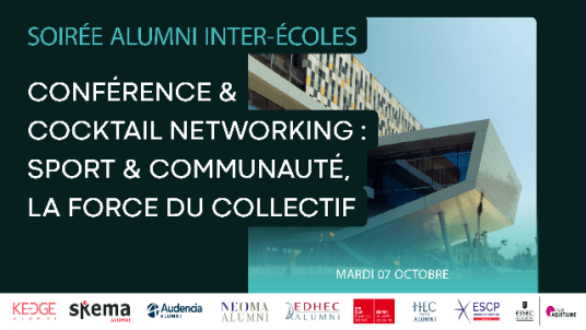 Sport & Communauté, la force du collectif I Soirée Alumni Inter-Écoles : Conférence & Cocktail networking