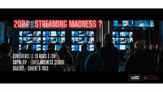 Conférence - "2024 : streaming madness? " à l'occasion du festival Séries Mania