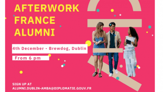 Invitation to Dublin Tech France Alumni afterwork | 4th December at 6PM at Brewdog
