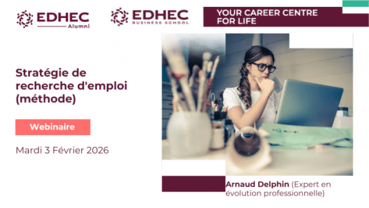 Carrière - Webinaire "Stratégie de recherche d'emploi" (méthode)