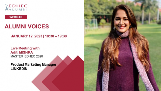 ALUMNI VOICES - Why choose a career in Product management with Aditi MISHRA