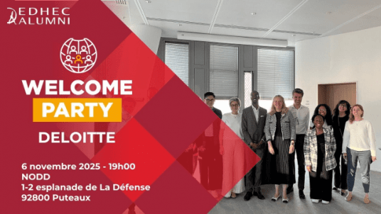 Invitation Welcome Party - Club EDHEC Alumni - DELOITTE 