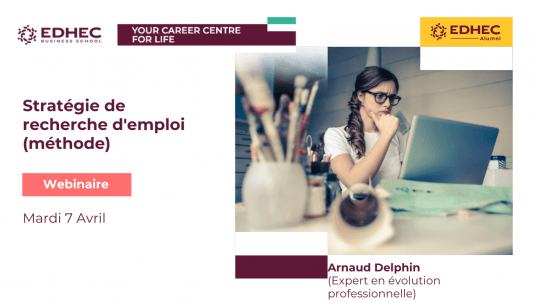 Carrière - Webinaire "Stratégie de recherche d'emploi" (méthode)