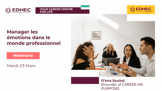 Carrière - Webinaire "Manager les émotions dans le monde professionnel"