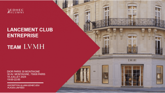Invitation au lancement du club Team EDHEC ALUMNI - LVMH 