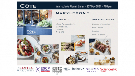 Inter-school Alumni Dinner - Côte Brasserie Marylbone
