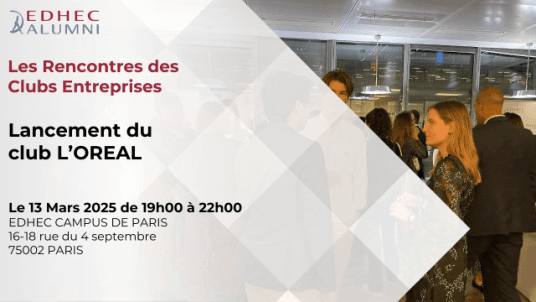Invitation au lancement du Club Entreprise  L'OREAL