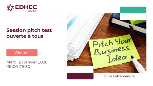 Club Entreprendre | Session pitch test ouverte à tous