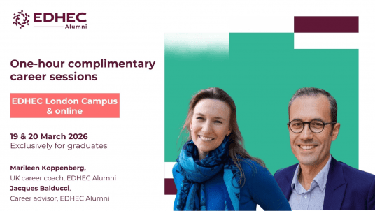 Complementary Career Sessions | EDHEC London campus and online