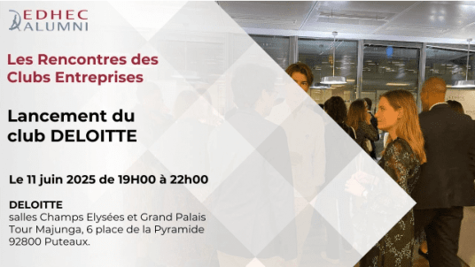 Invitation au lancement du Club Entreprise DELOITTE