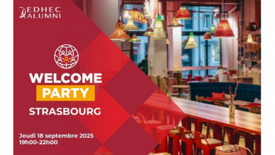 Welcome Party - Afterwork  à Strasbourg - 18 septembre 