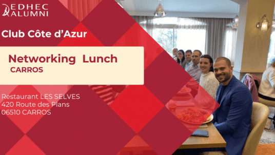 Lunch Networking - Carros - le 7 Octobre 2024  12h30