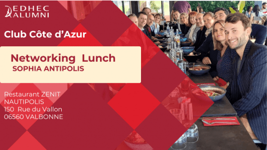 Lunch Networking Sophia Antipolis - le mercredi 9 Octobre 2024