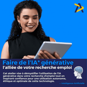 Carrière - Atelier "Faire de l’IA générative l’alliée de votre recherche emploi"