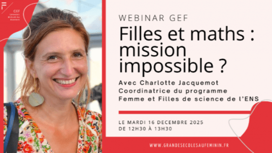 WEBINAR GEF  | Filles et maths, mission impossible ?