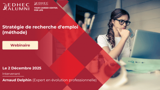 Carrière - Webinaire "Stratégie de recherche d'emploi" (méthode) 