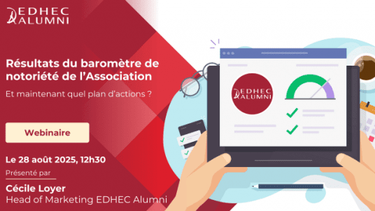 Résultats du baromètre de notoriété d'EDHEC Alumni