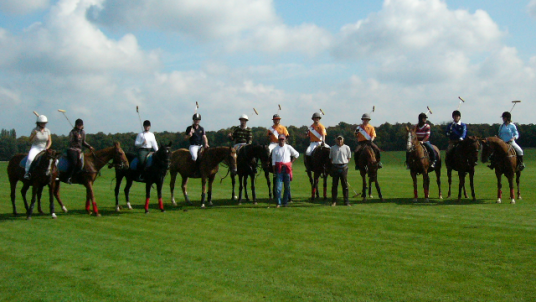 Séance d'initiation au Polo à Chantilly 