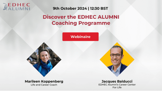 Discover the EDHEC Alumni Coaching Programme | Lunch Webinar 