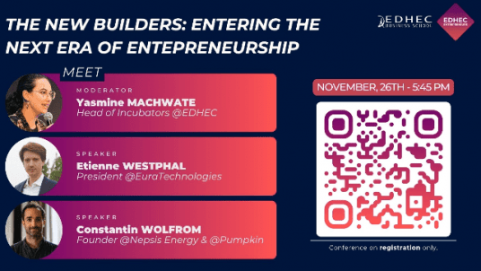 INVITATION: The New Builders : Entering the next era of entrepreneurship (conférence en anglais, participative)