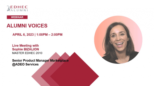ALUMNI VOICES - From product owner to product manager - webinar with Sophie BIZALION