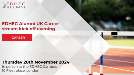 EDHEC Alumni UK Career stream kick off evening