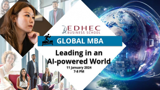 Campus EDHEC Paris |  Global MBA | "Leading in an AI-powered World"