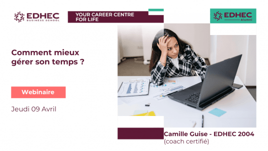Carrière - Webinaire "Comment mieux gérer son temps ?"