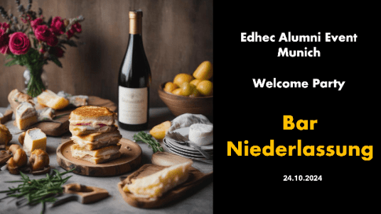 EDHEC Munich I Welcome Party