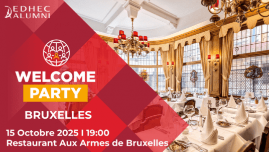 Welcome Party Bruxelles – Dîner de rentrée & networking