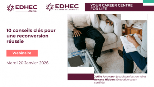 Carrière - Webinaire "10 conseils clés pour une reconversion réussie"