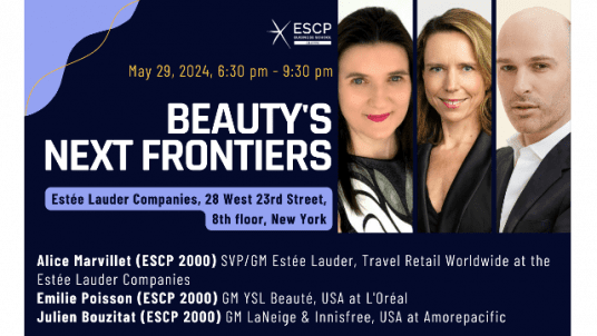 ESCP NYC ALUMNI Conference: Beauty's Next Frontiers May 29th @6:30 pm