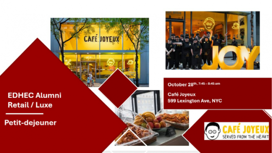 Petit-dejeuner Retail/Luxe | 28 oct. au Café Joyeux ☕️