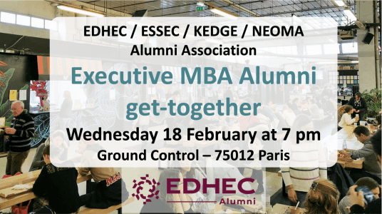 Get-together for EMBA Alumni of EDHEC, ESSEC, KEDGE, NEOMA Alumni