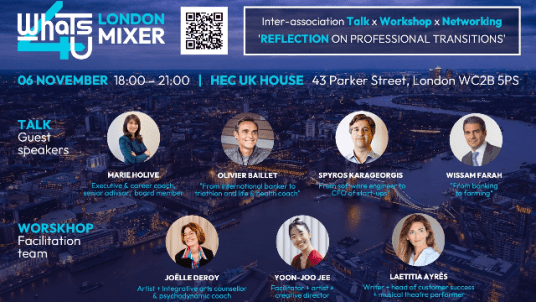 Whats4u London Mixer - Exploring growth and transformation in both career and life