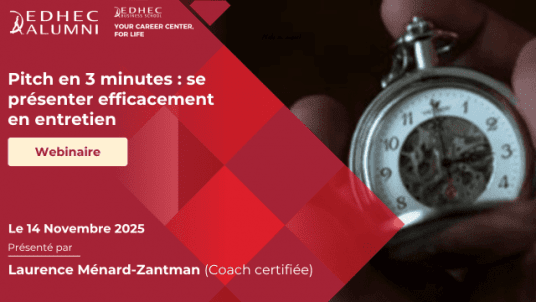  Carrière  - Atelier "Pitch en 3 minutes : se présenter efficacement en entretien" – partie 2