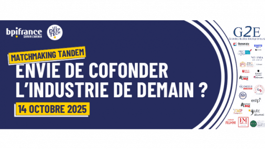 Matchmaking Tandem, devenez associé pour un projet deeptech !
