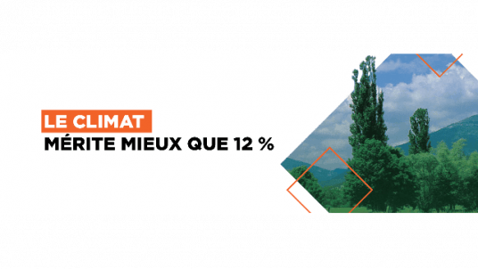 Webinaire : Le climat mérite mieux que 12%