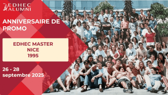 Invitation - Anniversaire de Promo MASTER EDHEC Nice 1995 - 30 ans après ! 